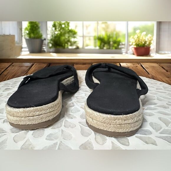 New TKEES Hera Suede Leather espadrille Sandals Platform Flats - Picture 13 of 15